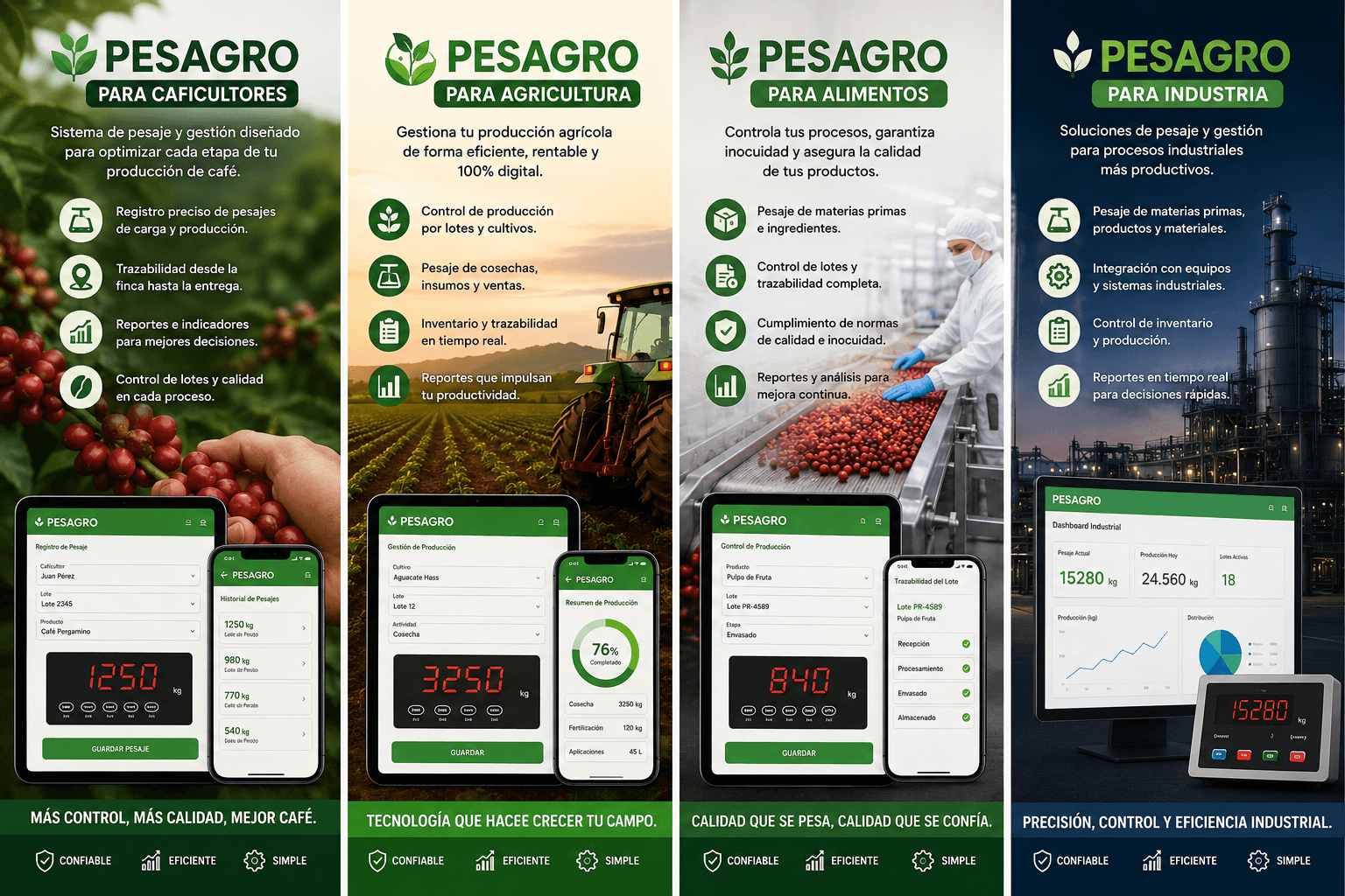 PESAGRO — VARIANTES